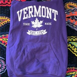 Cute Vermont purple hoodie!